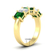 Load image into Gallery viewer, emerald-cut-5-stone-wedding-band-emerald-4-carat-in-yellow-gold-fdwb8008emgemgrangle2-4.00ct-nl-yg-hw