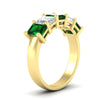 Load image into Gallery viewer, emerald-cut-5-stone-wedding-band-emerald-4-carat-in-yellow-gold-fdwb8008emgemgrangle2-4.00ct-nl-yg