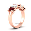 Load image into Gallery viewer, emerald-cut-5-stone-wedding-band-ruby-4-carat-in-rose-gold-fdwb8008emgrudrangle2-4.00ct-nl-rg-hw