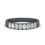Load image into Gallery viewer, emerald-cut-8-stone-wedding-band-in-FD9591B-NL-BG