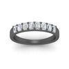 Load image into Gallery viewer, emerald-cut-8-stone-wedding-band-in-FD9591B-NL-BG