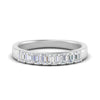 Load image into Gallery viewer, emerald-cut-8-stone-wedding-band-in-FD9591B-NL-WG