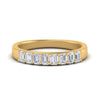 Load image into Gallery viewer, emerald-cut-8-stone-wedding-band-in-FD9591B-NL-YG