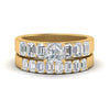 Load image into Gallery viewer, emerald-cut-accent-princess-cut-diamond-wedding-set-in-FD9591PRANGLE3-NL-YG