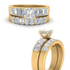 Load image into Gallery viewer, emerald-cut-accent-princess-cut-diamond-wedding-set-in-FD9591PRANGLE3-NL-YG