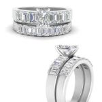 Load image into Gallery viewer, emerald-cut-accent-radiant-diamond-wedding-set-in-FD9591RAANGLE3-NL-WG