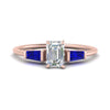 Load image into Gallery viewer, emerald-cut-bar-baguette-3-stone-sapphire-engagement-ring-in-rose-gold-FDENS100EMRGSABL-NL-RG