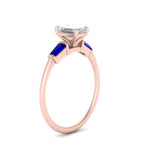 Load image into Gallery viewer, emerald-cut-bar-baguette-3-stone-sapphire-engagement-ring-in-FDENS100EMRGSABL-NL-RG