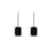 Load image into Gallery viewer, emerald-cut-black-onyx-halo-lever-back-2-ct-diamond-earring-in-rose-gold-FD-EAR11235EMGBLACKANGLE1-2.00CT-NL-RG.jpg