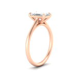 Load image into Gallery viewer, emerald-cut-classic-solitaire-bridal-ring-in-rose-gold-FD11296EMRANGLE2-NL-RG