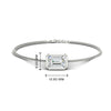 Load image into Gallery viewer, emerald-cut-diamond-bezel-set-chain-bracelet-3-carat-in-white-gold-FD-BRC11133EMANGLE2-3.00CT-NL-WG-HW