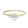 Load image into Gallery viewer, emerald-cut-diamond-bezel-set-chain-bracelet-3-carat-in-yellow-gold-FD-BRC11133EMANGLE2-3.00CT-NL-YG-HW