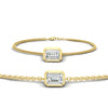 Load image into Gallery viewer, emerald-cut-diamond-bezel-set-chain-bracelet-3-carat-in-yellow-gold-FDBRC11133EM-3.00CT-NL-YG
