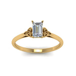 Load image into Gallery viewer, emerald-cut-diamond-celtic-solitaire-ring-in-yellow-gold-FD8541EMRANGLE5-NL-YG?v=1758624140