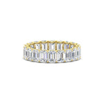 Load image into Gallery viewer, Emerald Cut Diamond Eternity Band 5 Carat