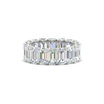 Load image into Gallery viewer, Emerald Cut Diamond Eternity Band 7 Carat