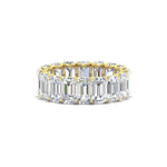 Load image into Gallery viewer, Emerald Cut Diamond Eternity Band 7 Carat