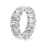 Load image into Gallery viewer, emerald-cut-diamond-eternity-band-9.50-carat-in-white-gold-FD-EWB10850-9.5CT-NL-WG