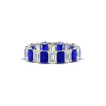 Load image into Gallery viewer, Emerald Cut Diamond Eternity Band 4 Carat