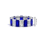 Load image into Gallery viewer, Emerald Cut Diamond Eternity Band 7 Carat