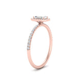 Load image into Gallery viewer, emerald-cut-diamond-halo-petite-engagement-ring-in-rose-gold-FD8523EMRANGLE3-NL-RG