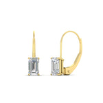 Load image into Gallery viewer, emerald-cut-diamond-leverback-3-ct.-solitaire-earrings-in-yellow-gold-FDEAR-9225EM-3.00 CT-NL-YG