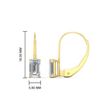 Load image into Gallery viewer, emerald-cut-diamond-leverback-3-ct.-solitaire-earrings-in-yellow-gold-FDEAR-9225EM-3.00 CT-NL-YG