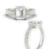 Load image into Gallery viewer, emerald-cut-diamond-solitaire-ring-with-ribbed-band-detail-in-platinum-fdenr11663emangle3-nl-wg