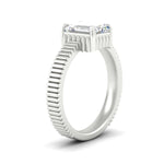 Load image into Gallery viewer, emerald-cut-diamond-solitaire-ring-with-ribbed-band-detail-in-white-gold-fdenr11663emangle2-nl-wg