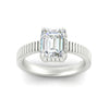 Load image into Gallery viewer, emerald-cut-diamond-solitaire-ring-with-ribbed-band-detail-in-white-gold-fdenr11663emangle5-nl-wg