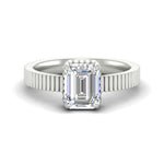 Load image into Gallery viewer, emerald-cut-diamond-solitaire-ring-with-ribbed-band-detail-in-white-gold-fdenr11663emsleep-nl-wg
