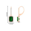 Load image into Gallery viewer, emerald-cut-emerald-halo-lever-back-2-ct-diamond-earring-in-rose-gold-FD-EAR11235EMGEMGRANGLE1-2.00CT-NL-RG.jpg