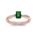 Load image into Gallery viewer, emerald-cut-emerald-simple-engagement-ring-in-rose-gold-FD8253EMRGEMGR-NL-RG-GS.jpg