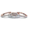Load image into Gallery viewer, emerald-cut-eternity-band-with-matching-baguette-and-round-in-14K-rose-gold-FD8331BANGLE1-NL-RG