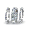 Load image into Gallery viewer, emerald-cut-eternity-band-with-matching-baguette-and-round-in-18K-white-gold-FD8331BANGLE2-NL-WG