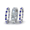 Load image into Gallery viewer, emerald-cut-eternity-band-with-matching-baguette-and-round-with-blue-sapphire-in-14K-white-gold-FD8331BGSABLANGLE2-NL-WG_38d1eda7-c222-4670-9c34-80043b8e932a