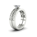 Load image into Gallery viewer, emerald-cut-filigree-single-stone-diamond-wedding-ring-set-in-white-gold-FDENS3289EMANGLE2-NL-WG.jpg?v=1763371058