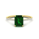 Load image into Gallery viewer, emerald-cut-green-emerald-under-halo-wedding-ring-with-diamond-in-yellow-gold-FD9788EMRGEMGR-NL-YG.jpg