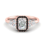 Load image into Gallery viewer, emerald-cut-halo-cluster-accent-black-diamond-engagement-ring-in-rose-gold-FD10512EMRGBLACK-NL-RG.jpg?v=1770117234