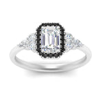 Load image into Gallery viewer, emerald-cut-halo-cluster-accent-black-diamond-engagement-ring-in-white-gold-FD10512EMRGBLACKANGLE5-NL-WG.jpg?v=1770117234
