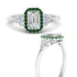 Load image into Gallery viewer, emerald-cut-halo-cluster-accent-emerald-engagement-ring-in-white-gold-FD10512EMRGEMGRANGLE3-NL-WG.jpg?v=1770117234