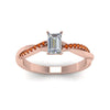 Load image into Gallery viewer, emerald-cut-infinity-twist-diamond-engagement-ring-with-orange-sapphire-in-14K-rose-gold-FD8253EMRGSAOR-NL-RG