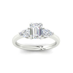 Load image into Gallery viewer, emerald-cut-lab-diamond-3-stone-cathedral-ring-in-white-gold-fdenr9210emrangle5-nl-wg