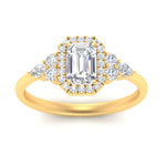 Load image into Gallery viewer, emerald-cut-lab-diamond-ring-with-cluster-halo-in-yellow-gold-FD10512EMRANGLE5-NL-YG.jpg?v=1770117234