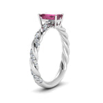 Load image into Gallery viewer, emerald-cut-pink-sapphire-twisted-engagement-ring-in-white-gold-FD9127EMRGPS-NL-WG-GS.jpg