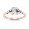 Load image into Gallery viewer, emerald-cut-real-diamond-vintage-style-engagement-ring-in-rose-gold-FDENR635EMRANGLE5-NL-RG