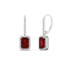 Load image into Gallery viewer, emerald-cut-ruby-halo-lever-back-2-ct-diamond-earring-in-white-gold-FD-EAR11235EMGRUDRANGLE1-2.00CT-NL-WG.jpg