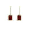 Load image into Gallery viewer, emerald-cut-ruby-halo-lever-back-2-ct-diamond-earring-in-yellow-gold-FD-EAR11235EMGRUDRANGLE1-2.00CT-NL-YG.jpg