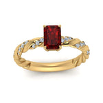Load image into Gallery viewer, emerald-cut-ruby-twisted-engagement-ring-in-yellow-gold-FD9127EMRGRD-NL-YG-GS.jpg