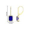 Load image into Gallery viewer, emerald-cut-sapphire-halo-lever-back-2-ct-diamond-earring-in-yellow-gold-FD-EAR11235EMGSABLANGLE1-2.00CT-NL-YG.jpg